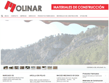 Tablet Screenshot of ceramicadelmolinar.com